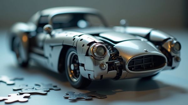 Comment assembler un puzzle 3D voiture en métal ?