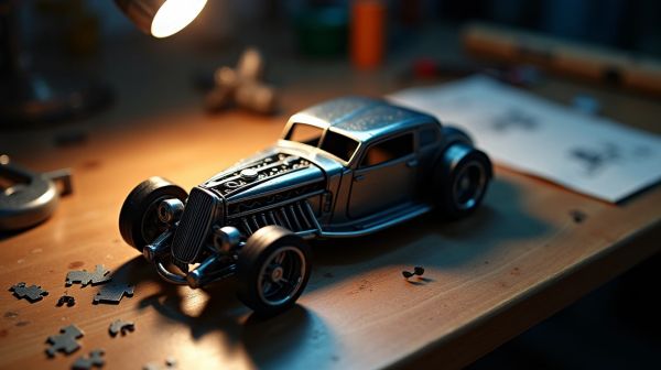 Comment assembler un puzzle 3D voiture en métal ?